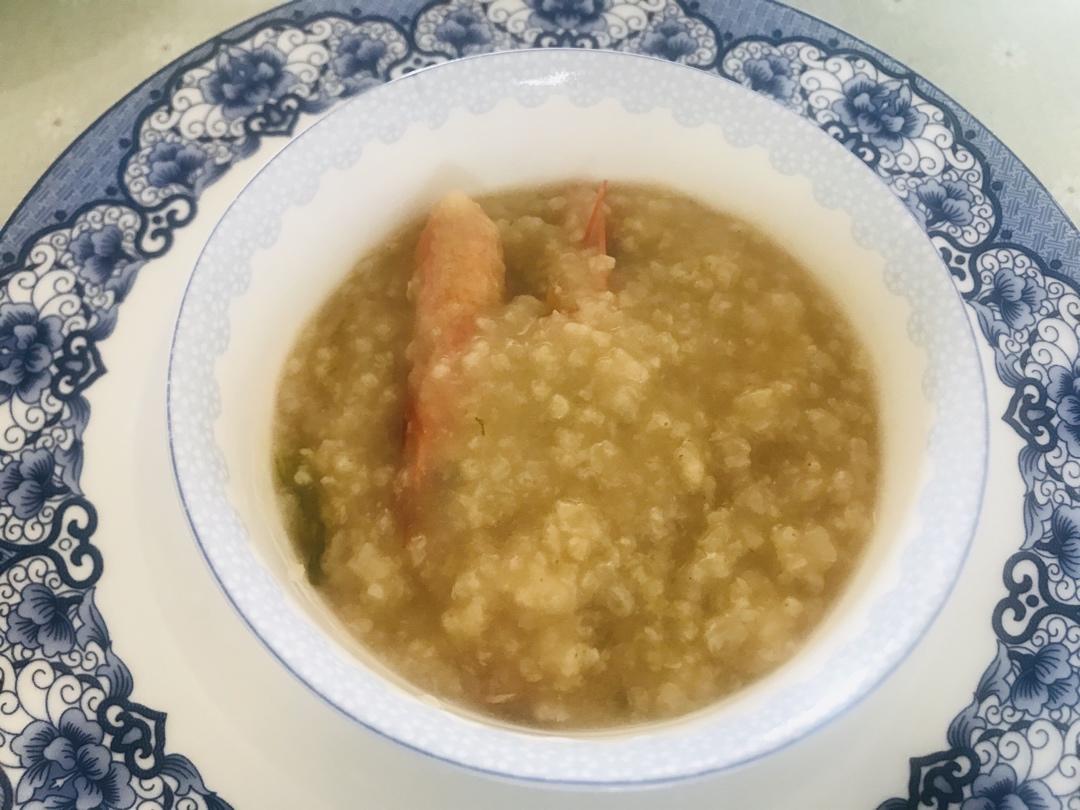 营养虾头粥