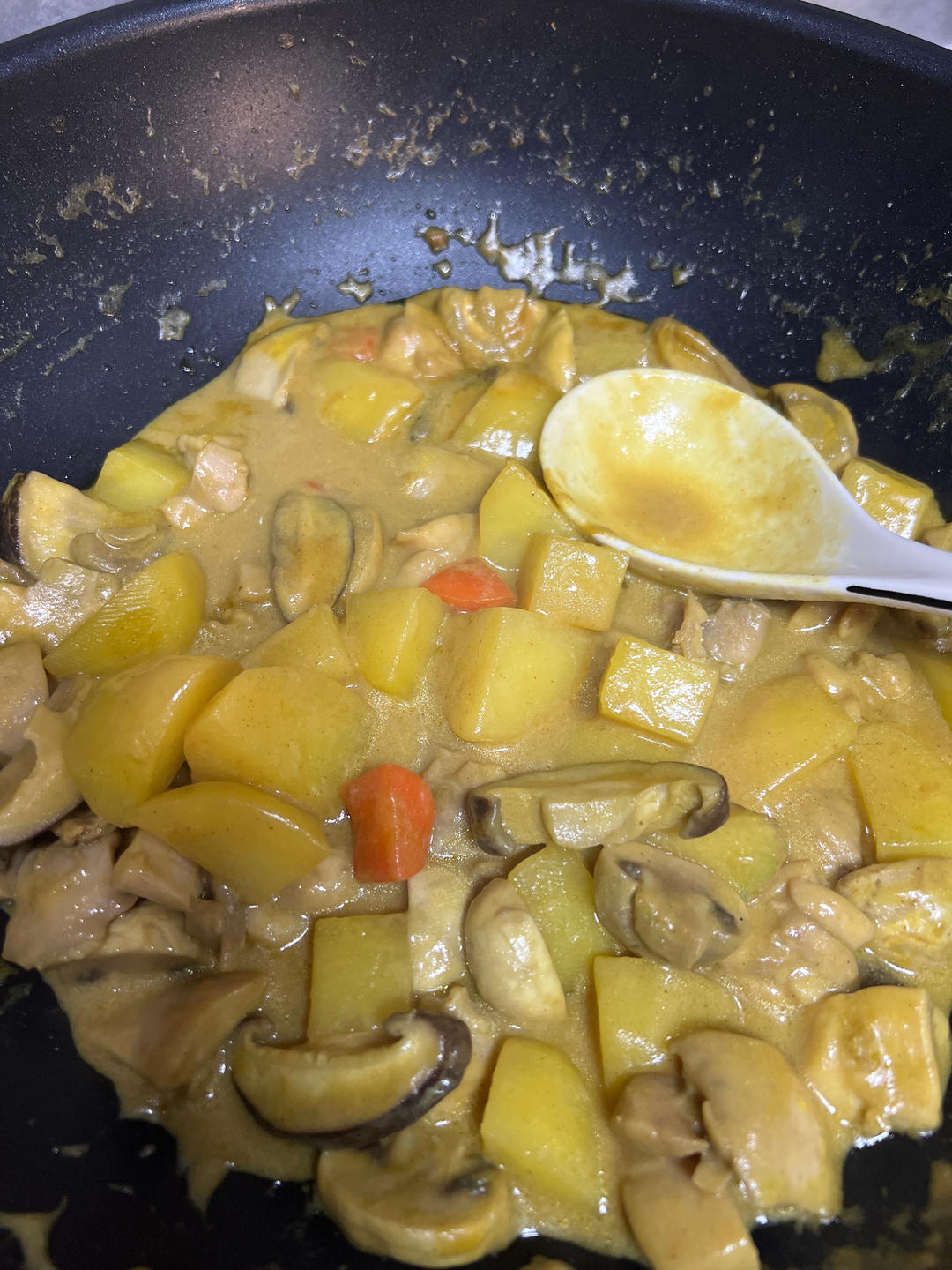 土豆咖喱鸡肉
