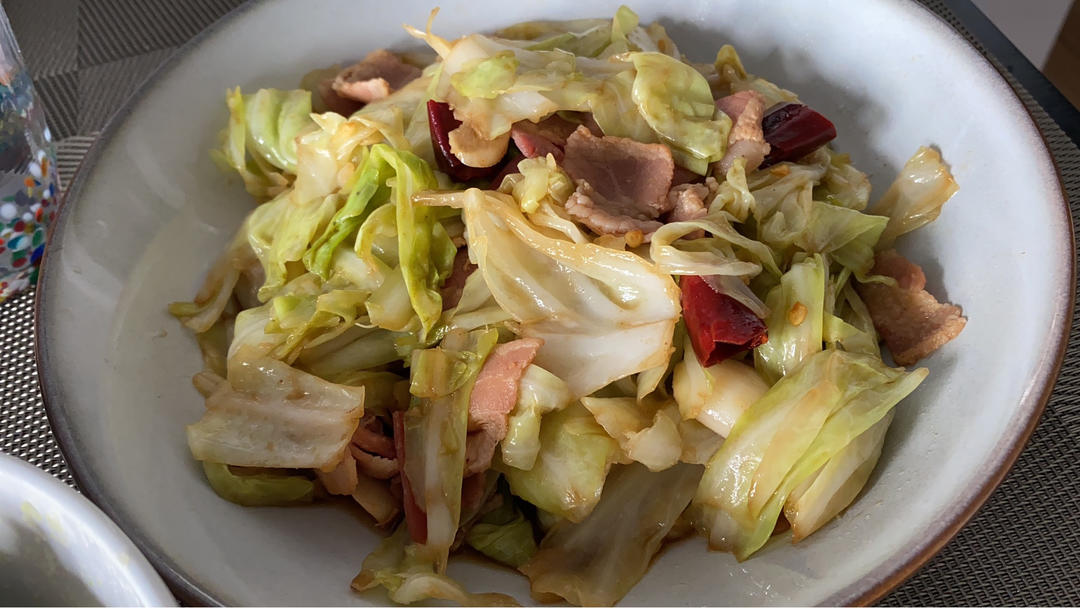 培根手撕包菜