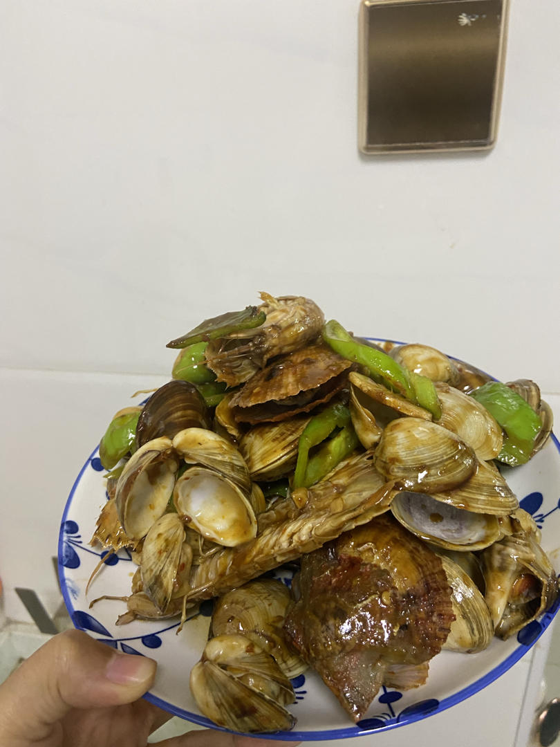 5分钟快手菜❗️秒杀路边摊爆炒花甲～好吃到爆
