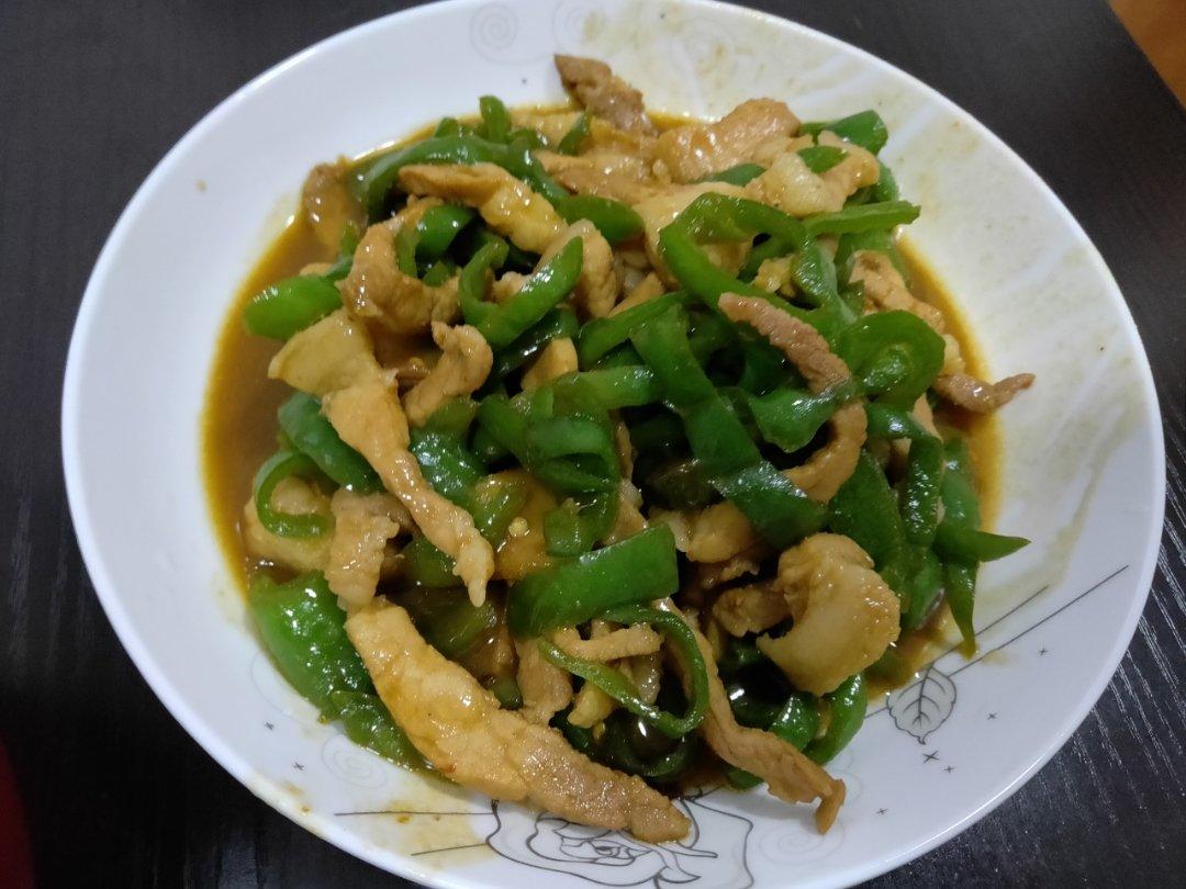 青椒炒肉丝