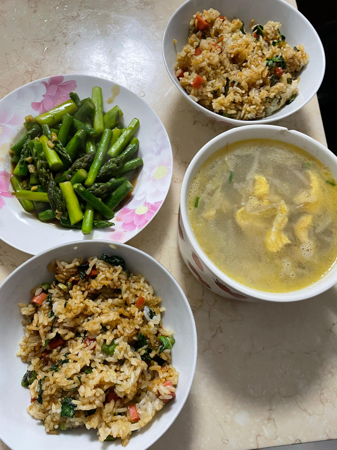豆芽煎蛋汤