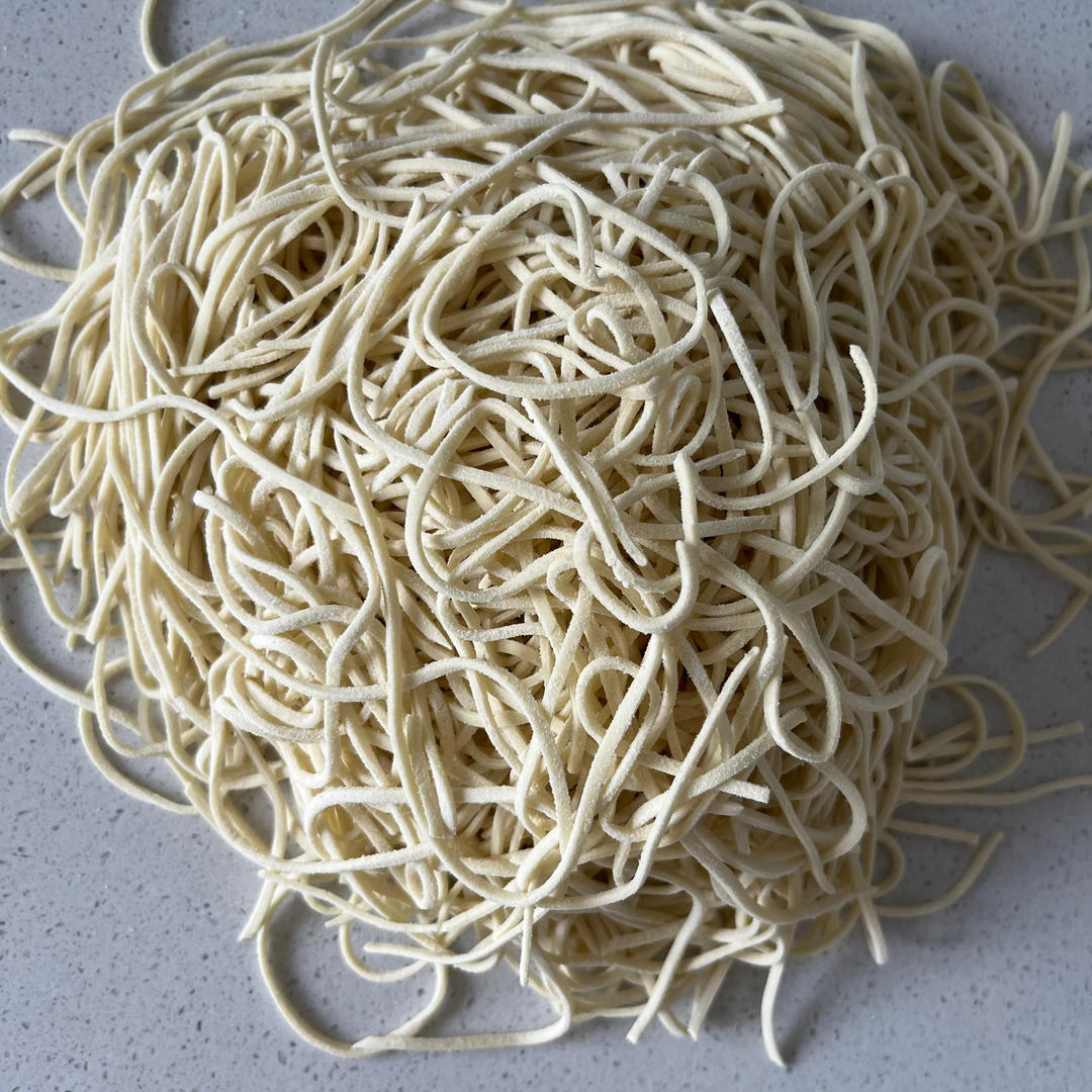 自制碱面 面条kitchenaid 制作碱面条