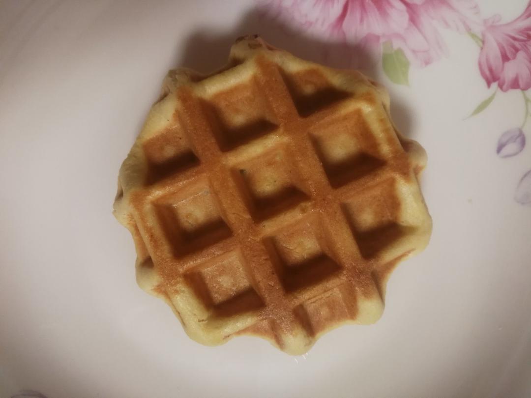 华夫饼---面包口感的酵母版快手华夫饼 早餐下午茶都不错