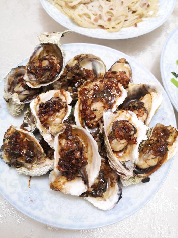 超简单～蒸蒜蓉生蚝