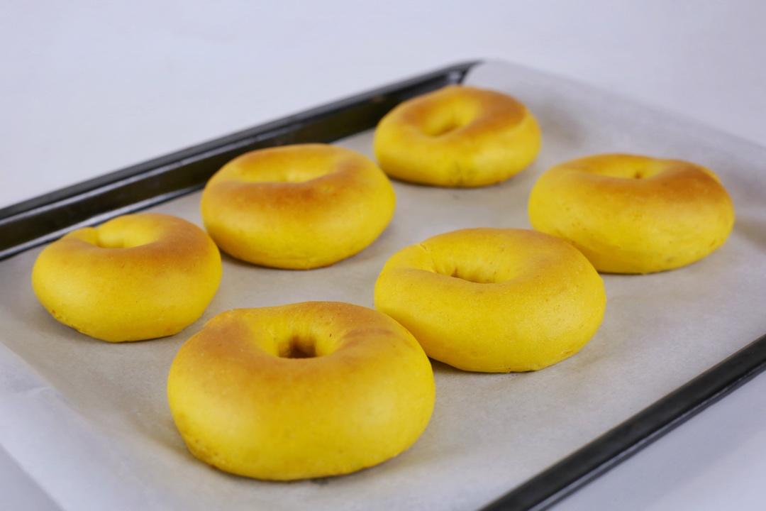 南瓜肉桂葡萄干贝果【北鼎烤箱】