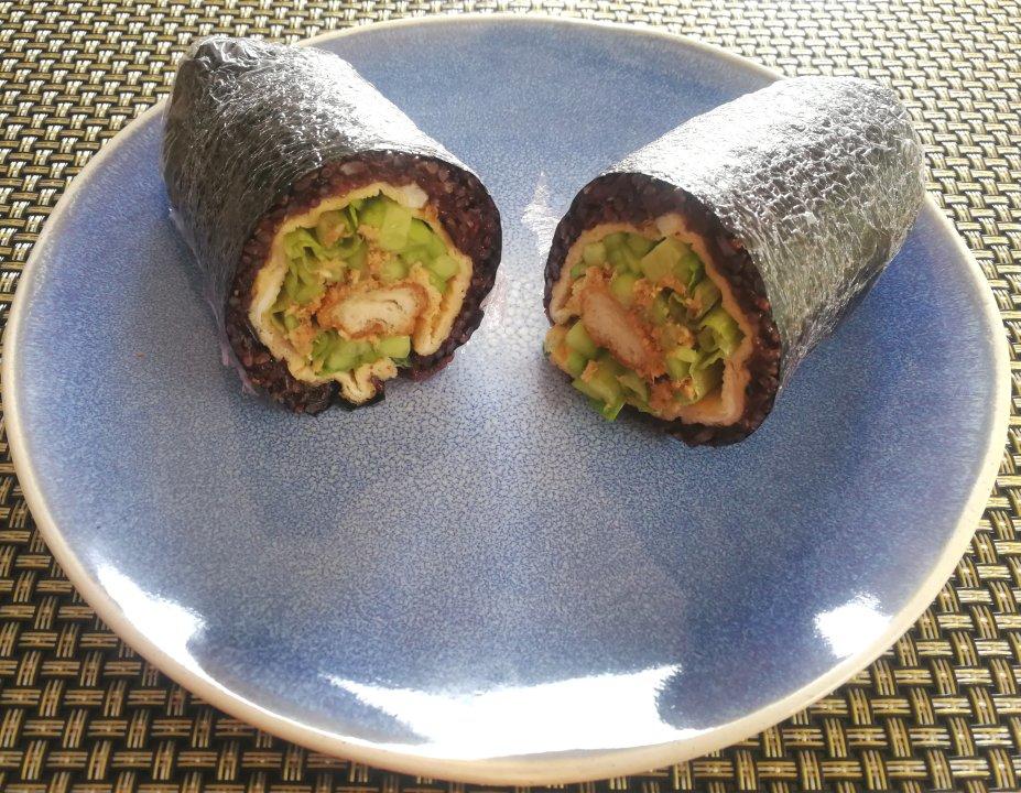 紫米饭团