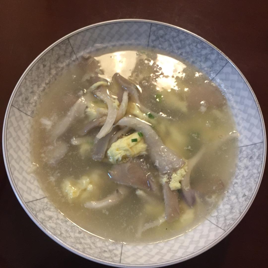 平菇蛋花汤