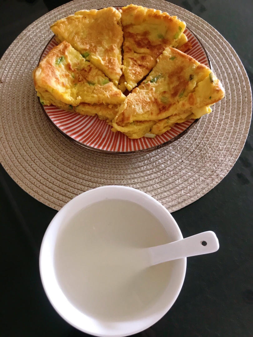 鸡蛋葱油饼                  （更新饼坯保存方法）