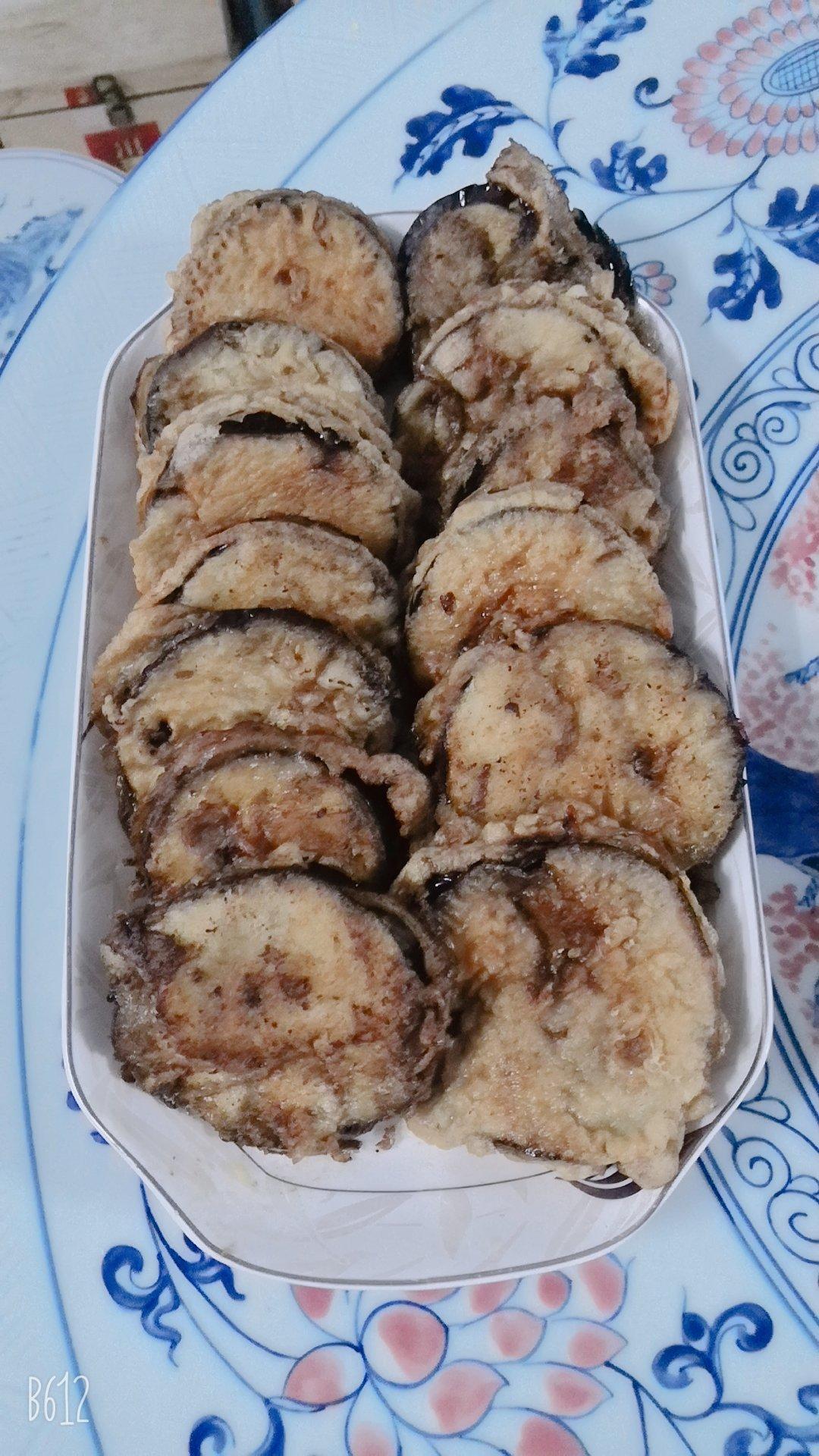 家常主食 炸茄盒 肉馅儿茄子