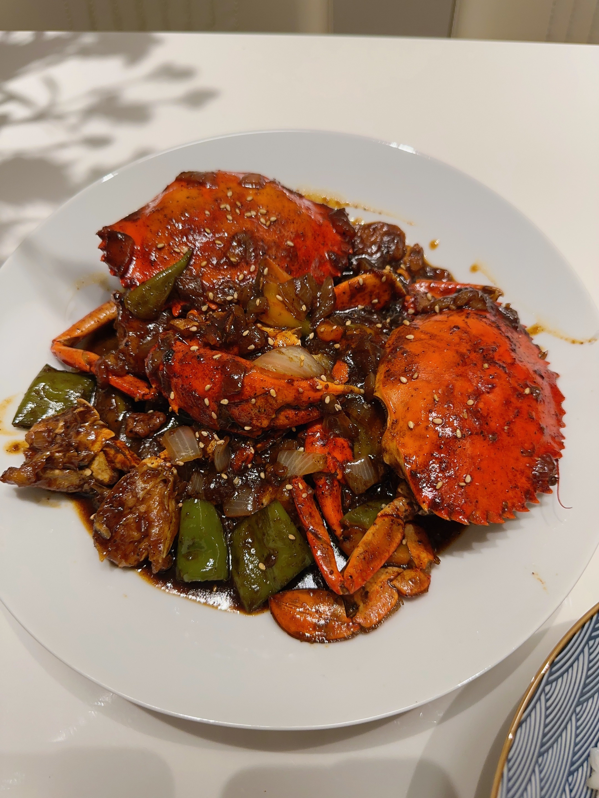 新加坡黑胡椒蟹的做法