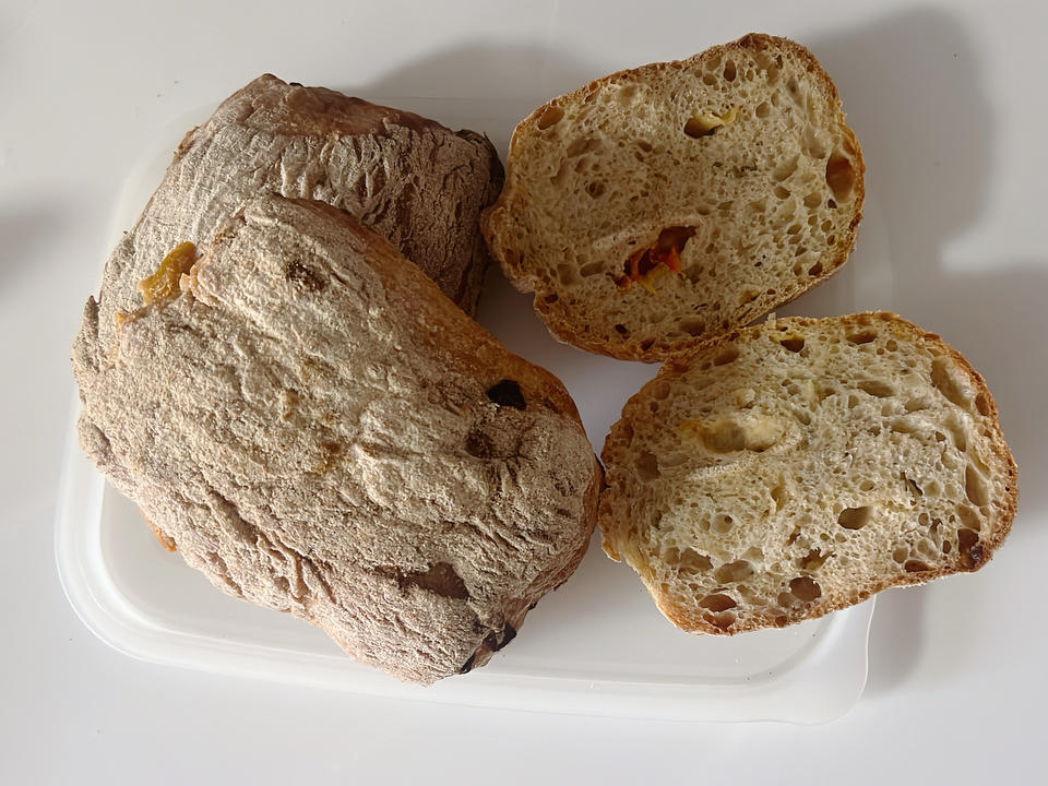 【ciabatta】家庭版恰巴塔，软乎乎的拖鞋面包
