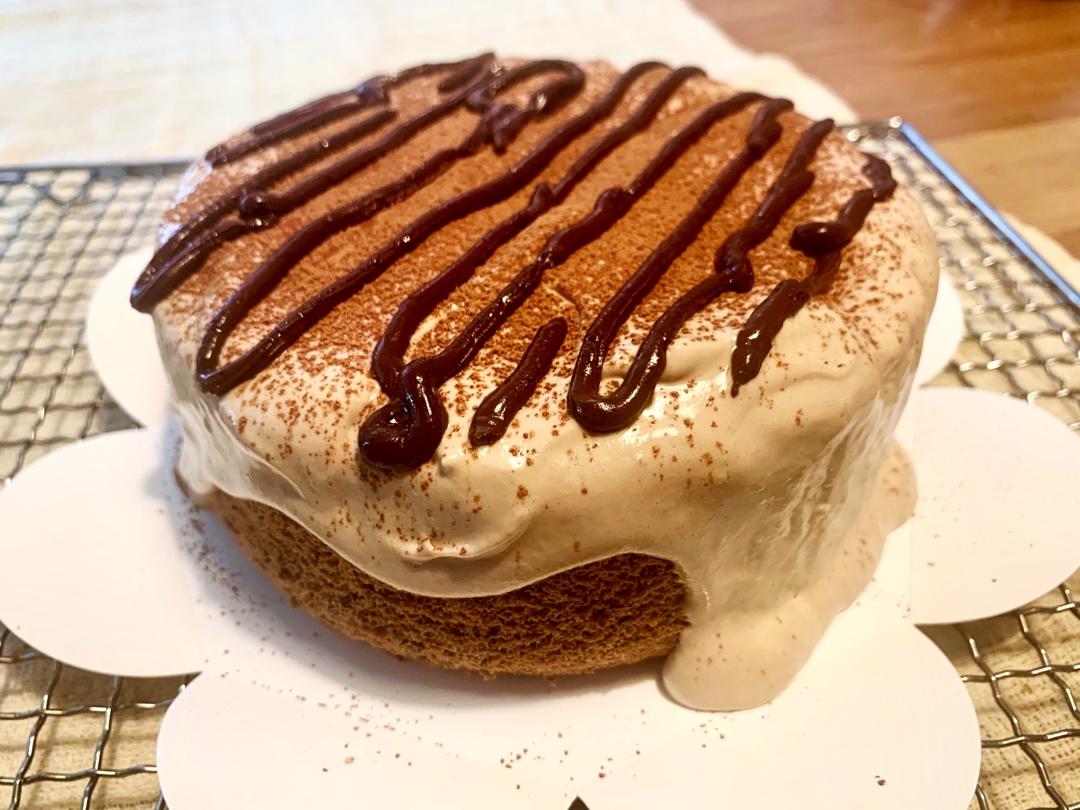 #视频教程#有灵魂的脏脏蛋糕，戚风生涯的巅峰之作，劣狐狐烘焙