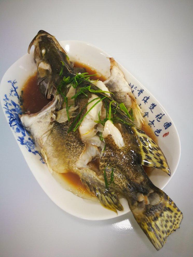 promise9做的超入味清蒸鱼～清蒸鲈鱼桂花鱼(家常独创)