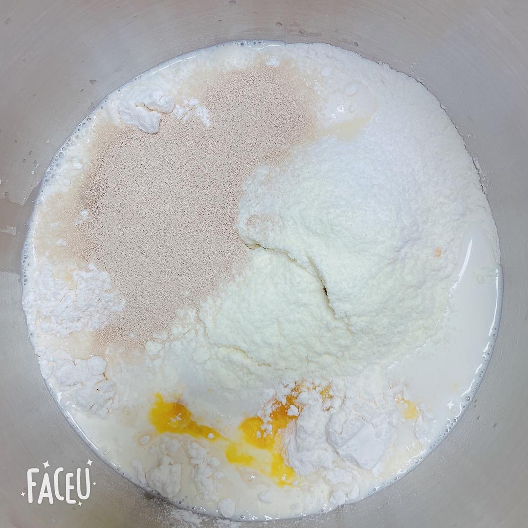 纯奶手撕吐司的做法 步骤1