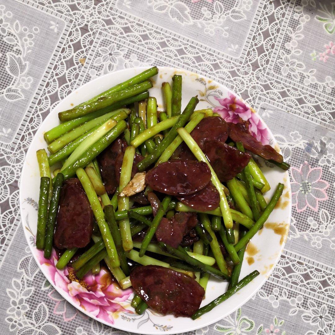 快手菜 爆炒蒜苗