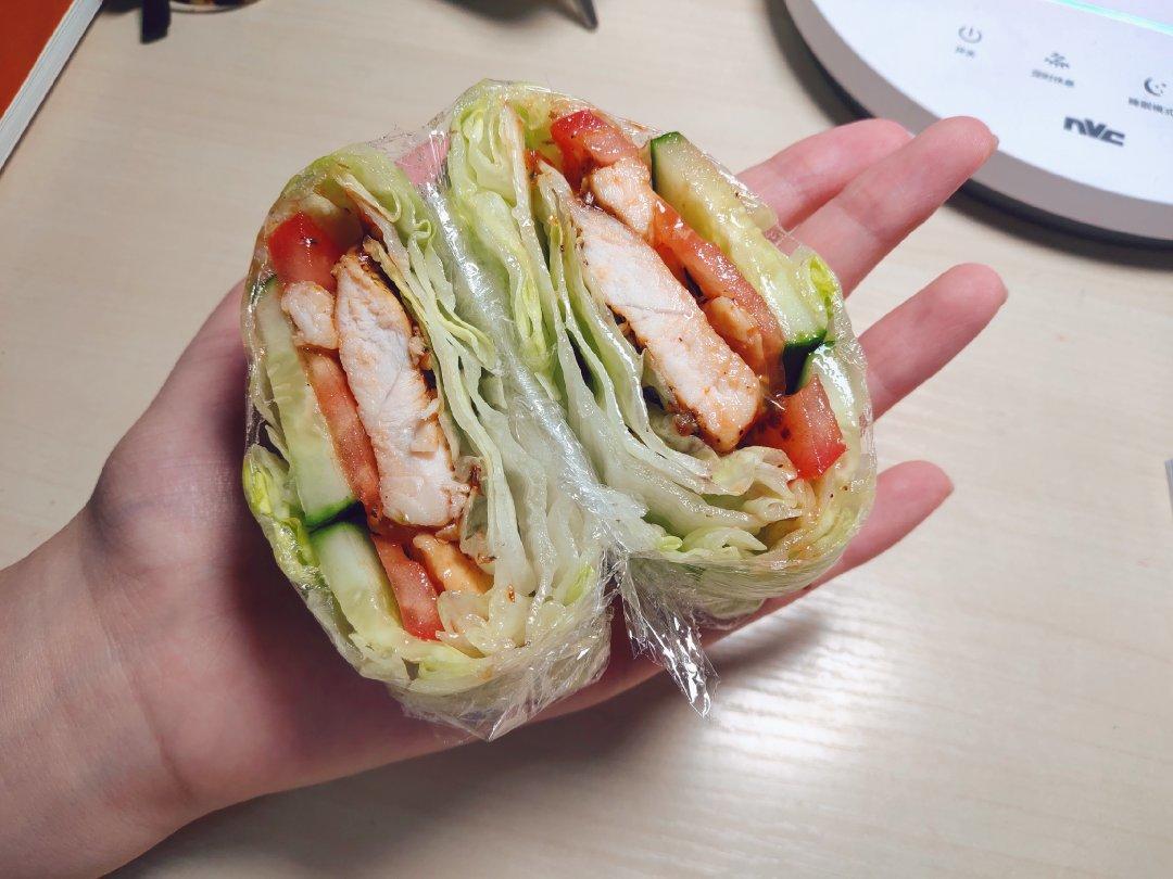关晓彤同款蔬菜三明治教程