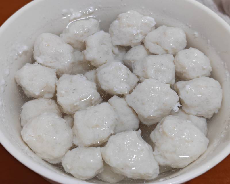自制鲈鱼鱼丸