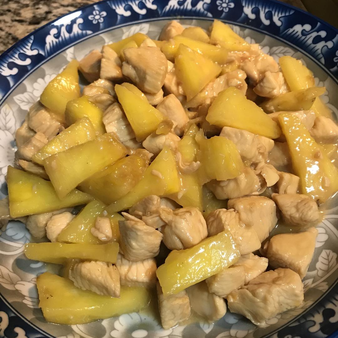 菠萝/凤梨炒鸡肉