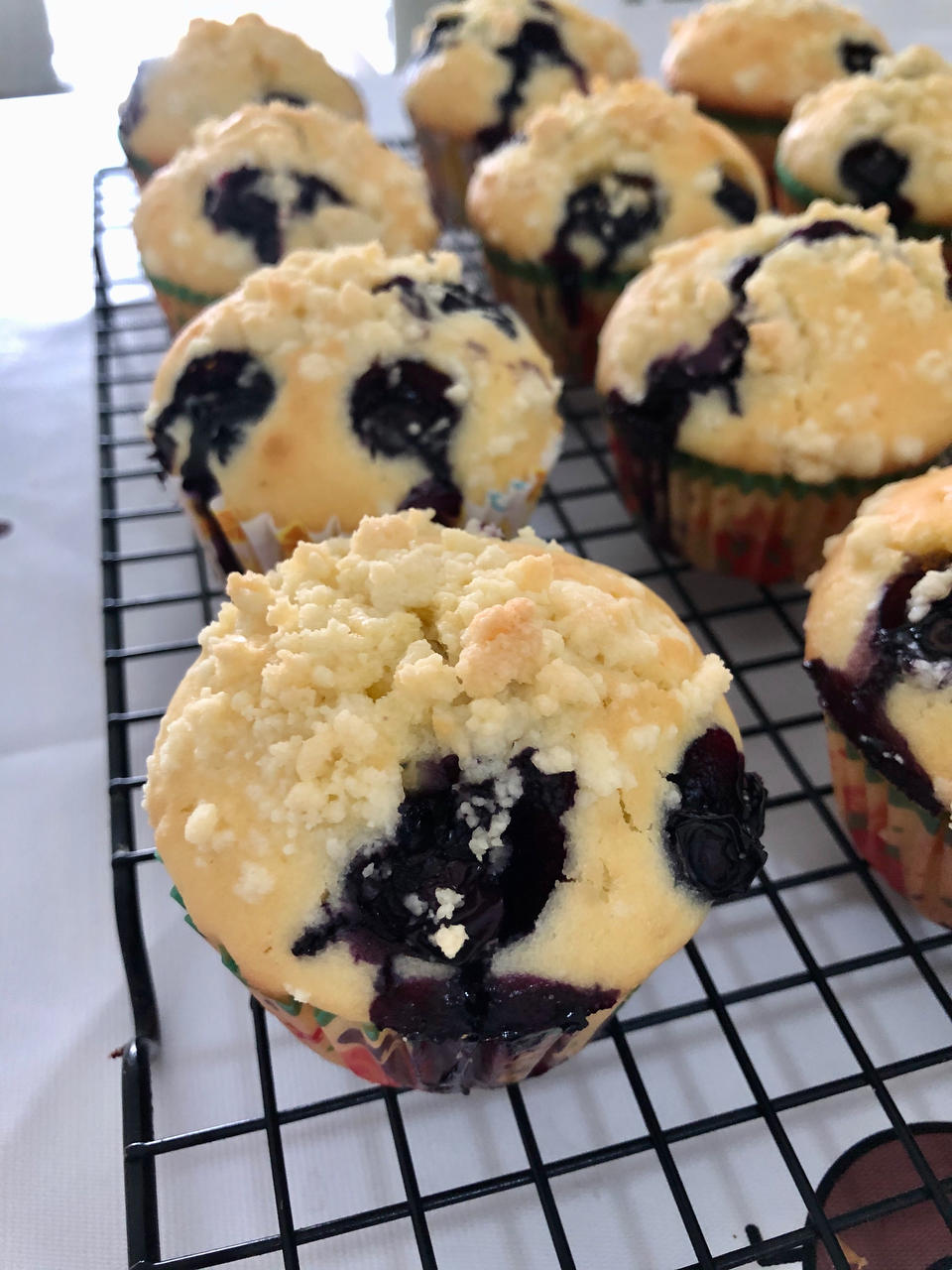 会爆浆的蓝莓玛芬蛋糕