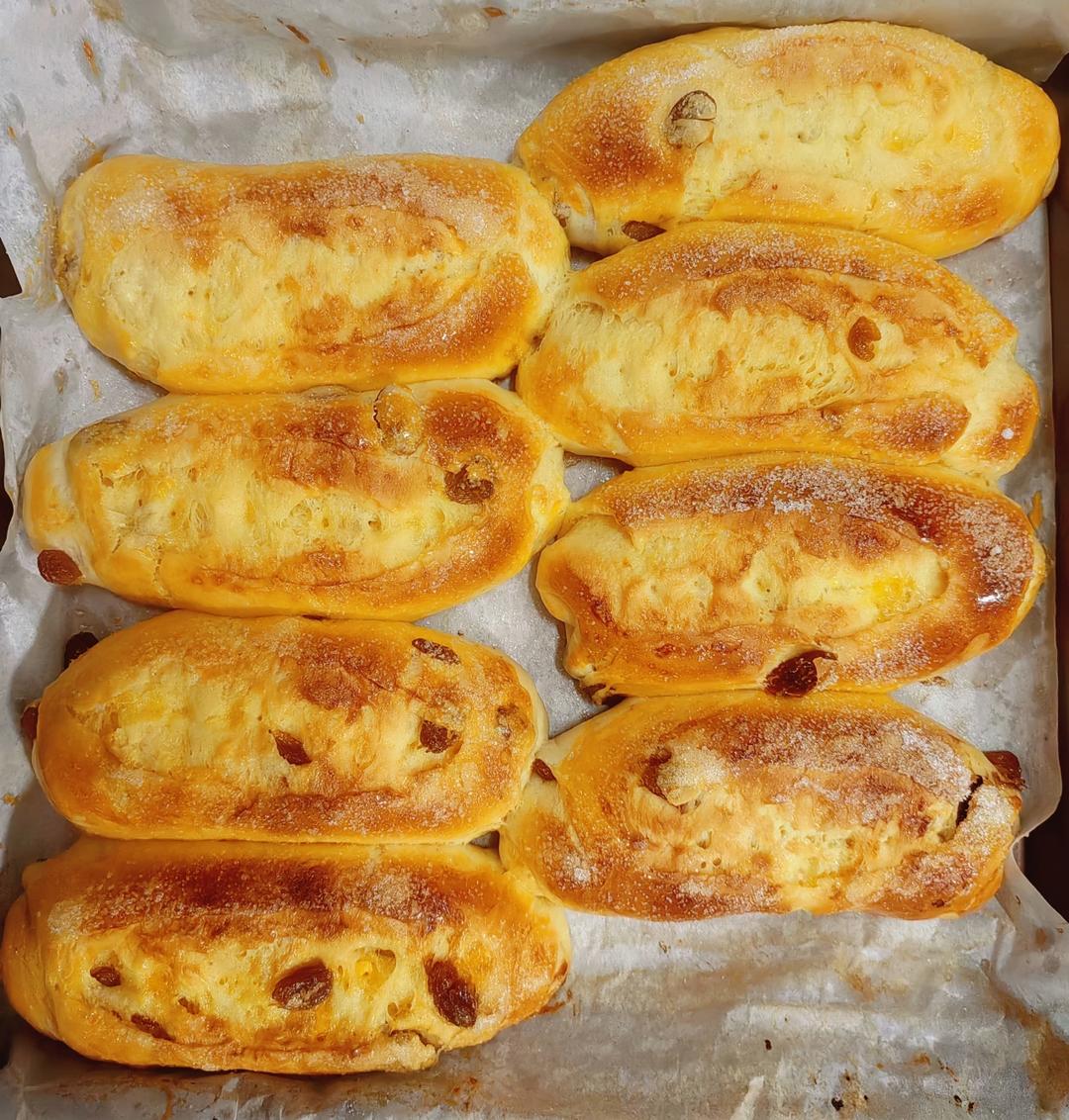 奶香松软的葡萄干面包｜有手就会