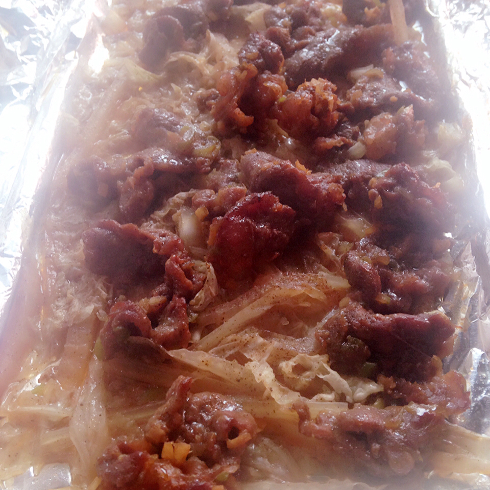 糖糖公举做的烤箱做嫩牛肉锡纸牛肉