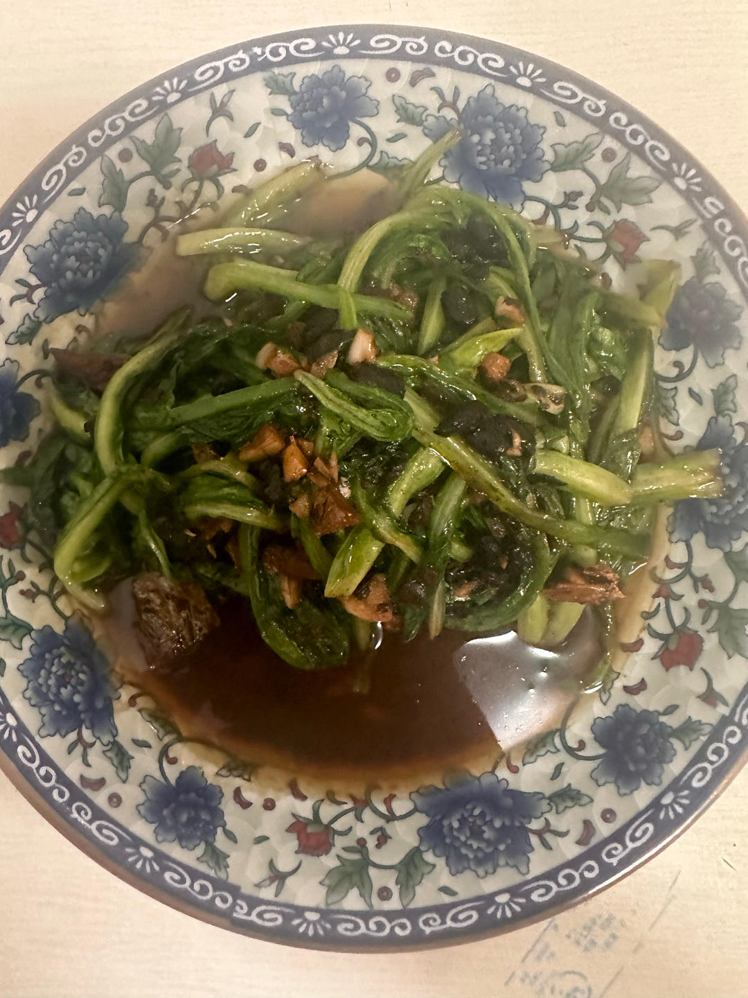 豆鼓鲮鱼油麦菜