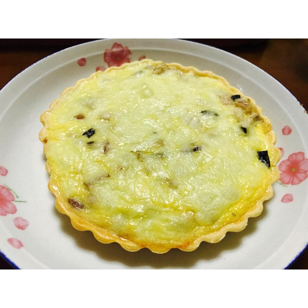 蘑菇鸡肉派