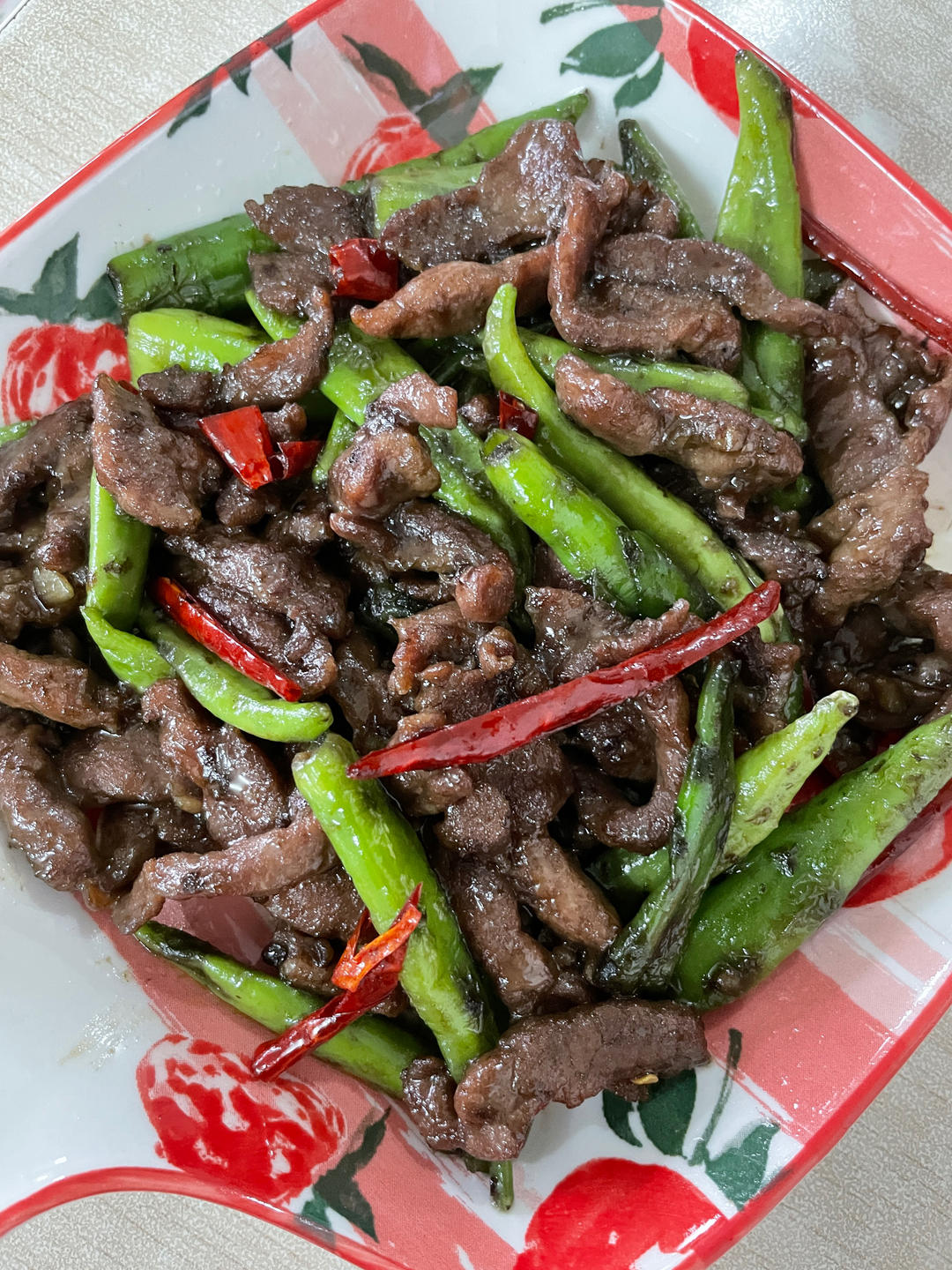 杭椒炒牛柳