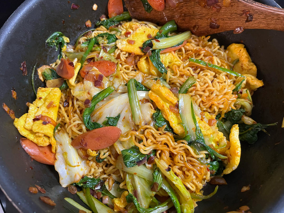 🍜最简单最好吃的家常炒面