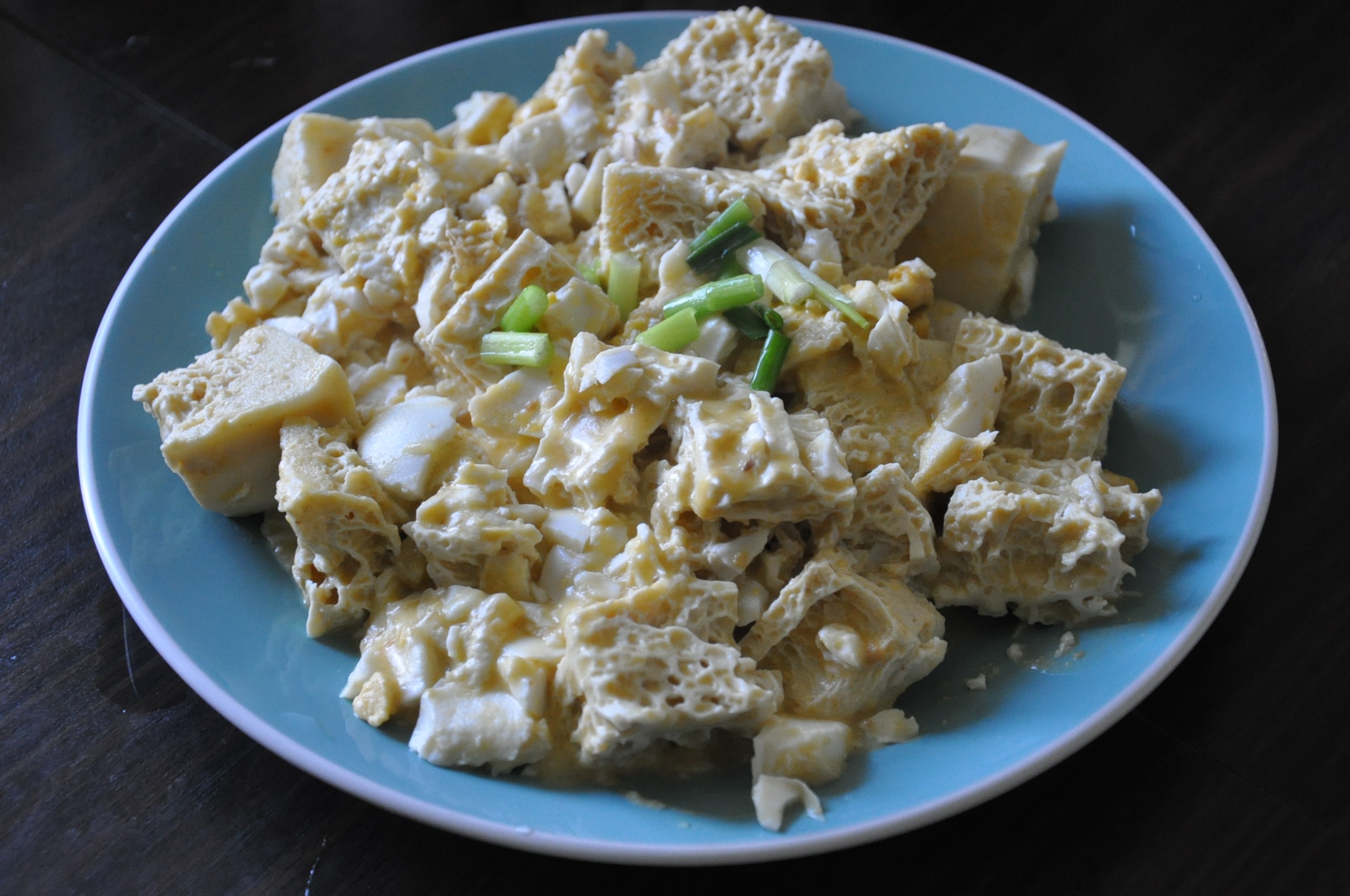 咸蛋黄豆腐