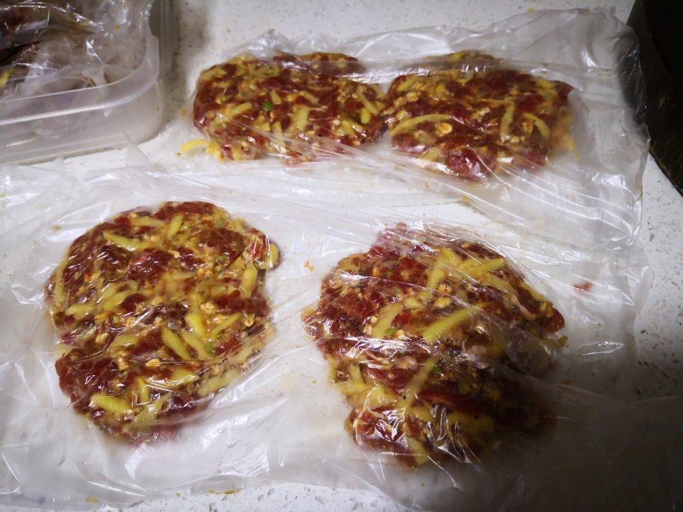 香煎牛肉饼