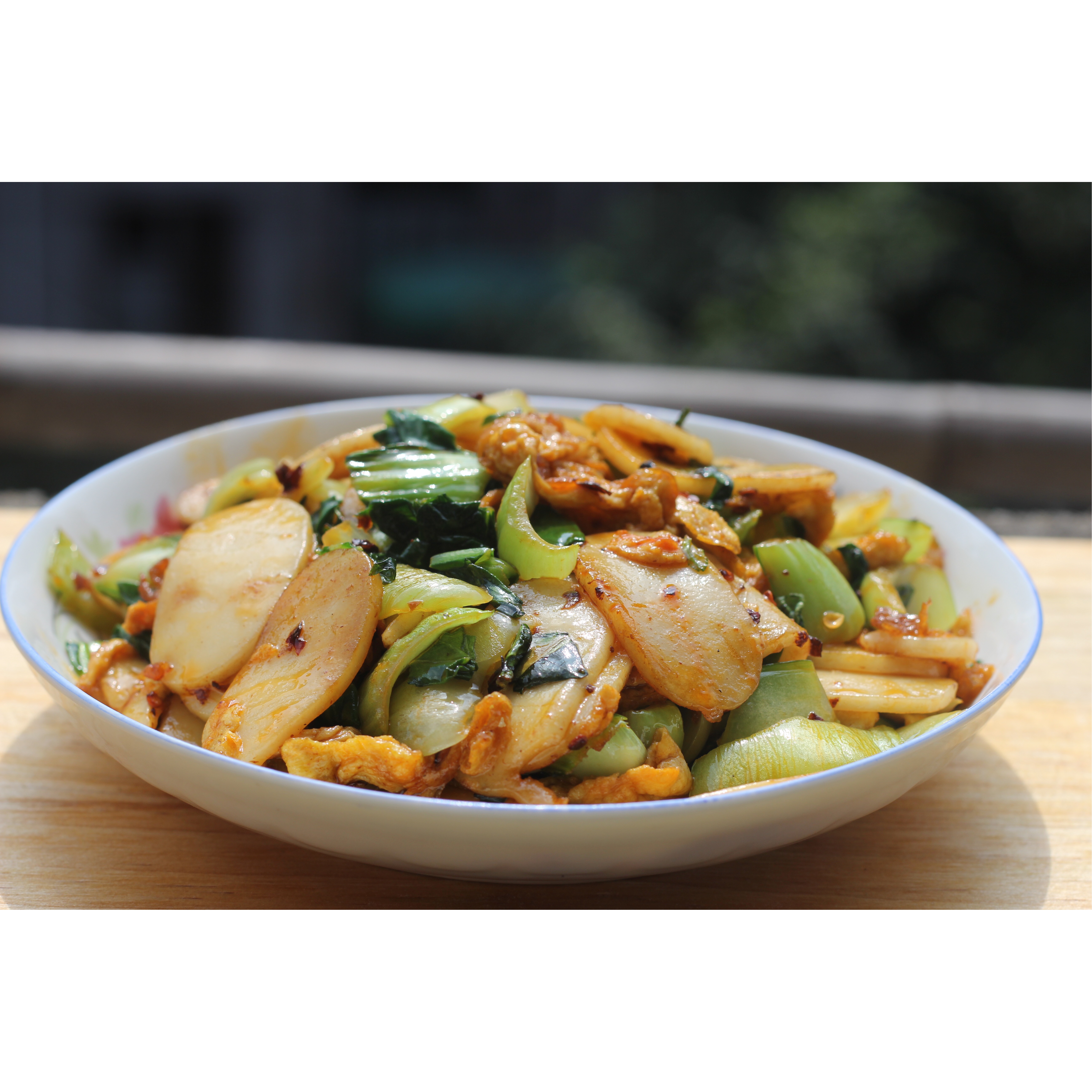 queennana粥做的宁波炒年糕