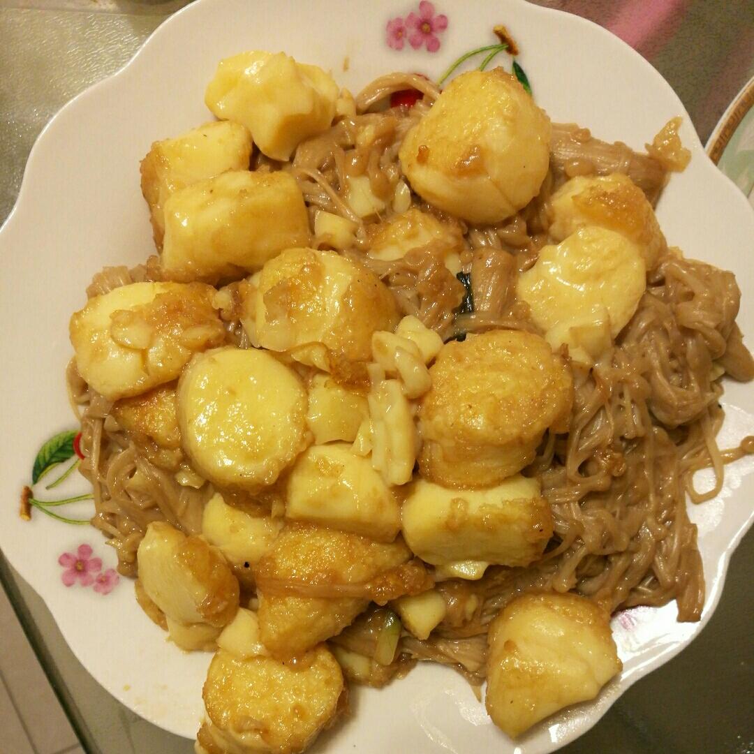 超级下饭菜--金针菇日本豆腐
