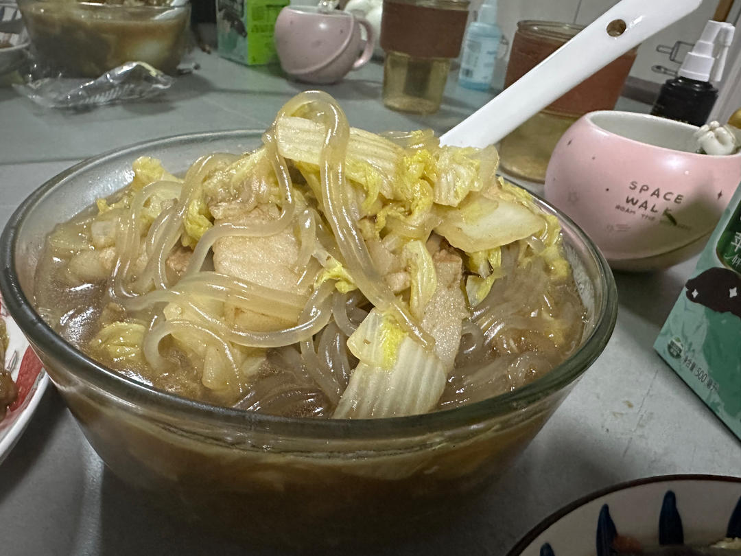 地道东北猪肉白菜炖粉条