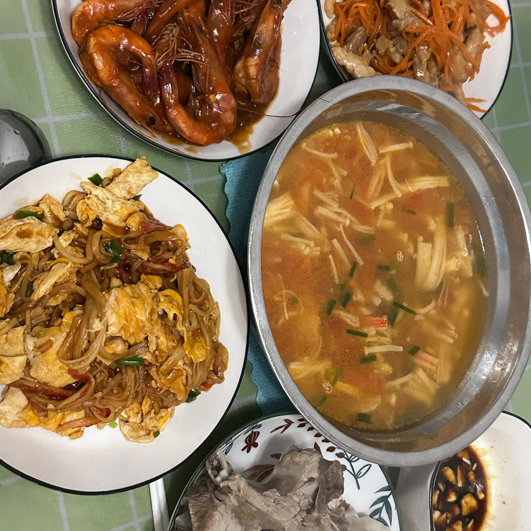 芥末大虾🦐好吃到舔手指