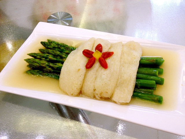 宴客菜 竹荪上汤扒芦笋 睿熙66做的竹荪上汤扒芦笋