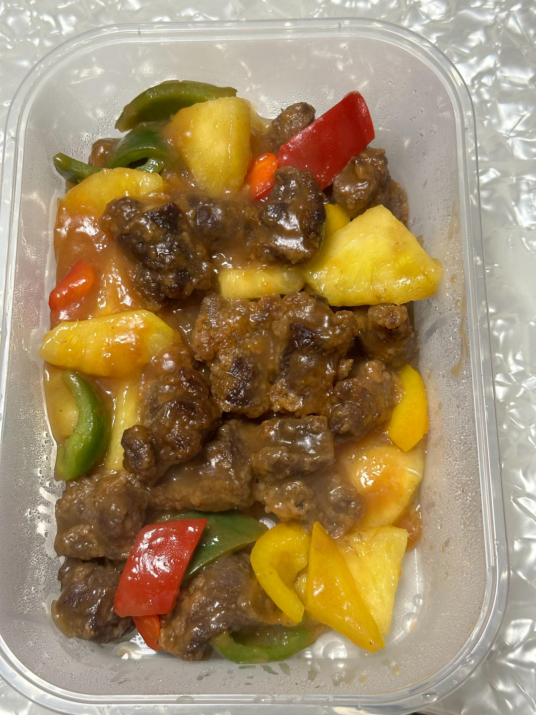 秘制菠萝咕噜肉（绝对好吃）