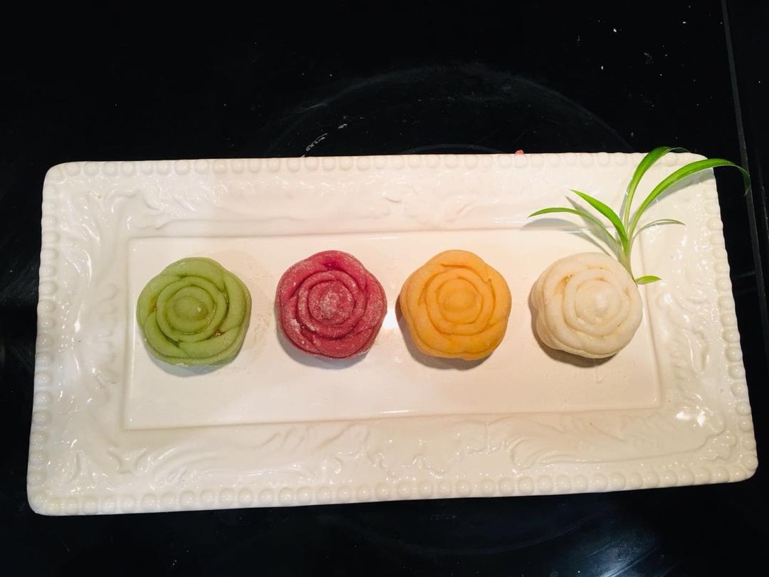 冰皮豆沙月饼