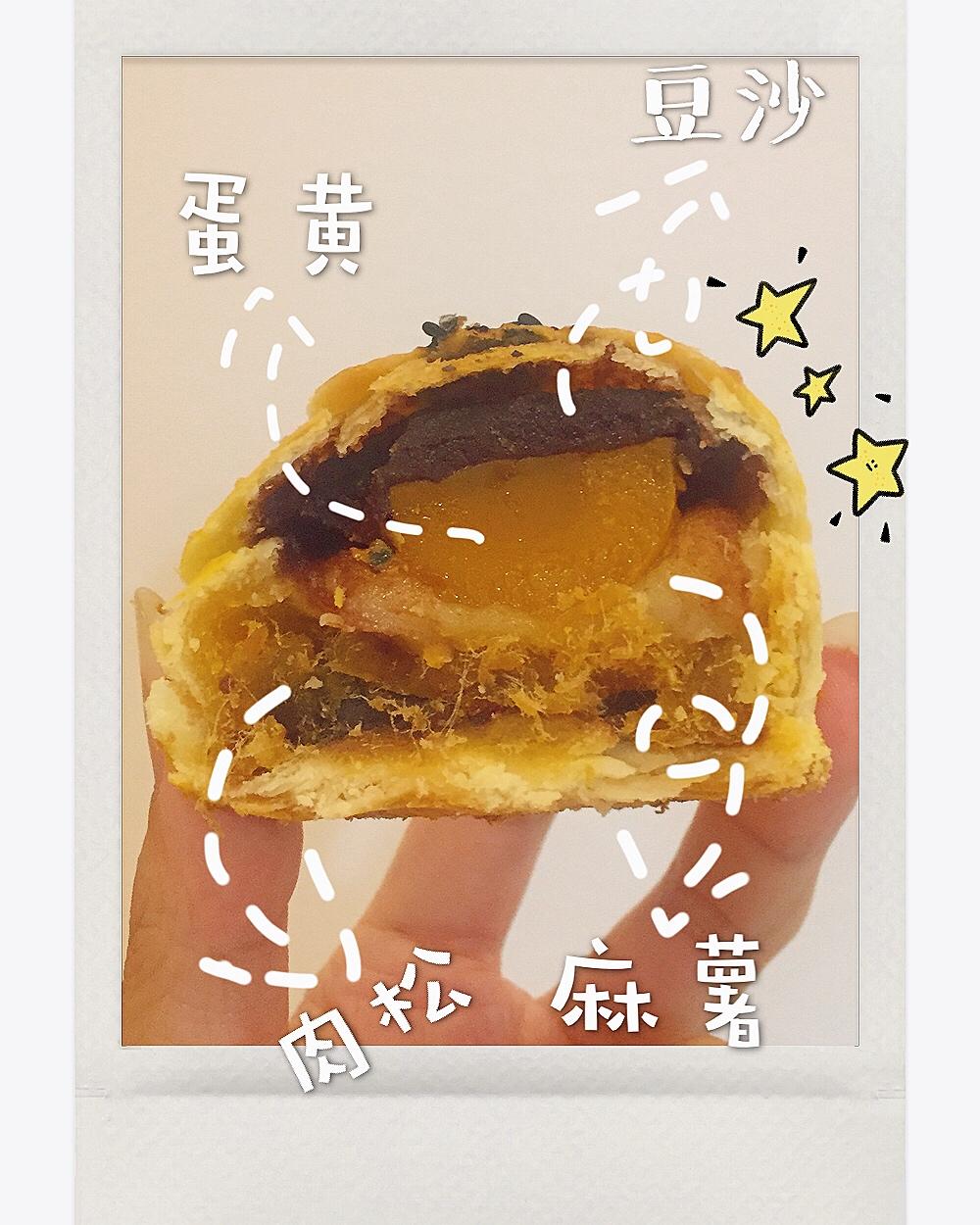 ㊙️网红麻薯肉松蛋黄酥🔥，好吃到爆‼️