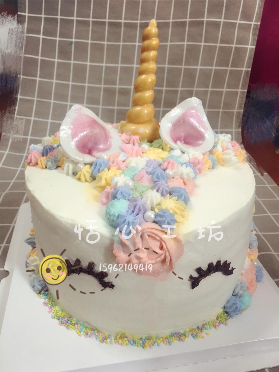 独角兽蛋糕视频 Unicorn cake