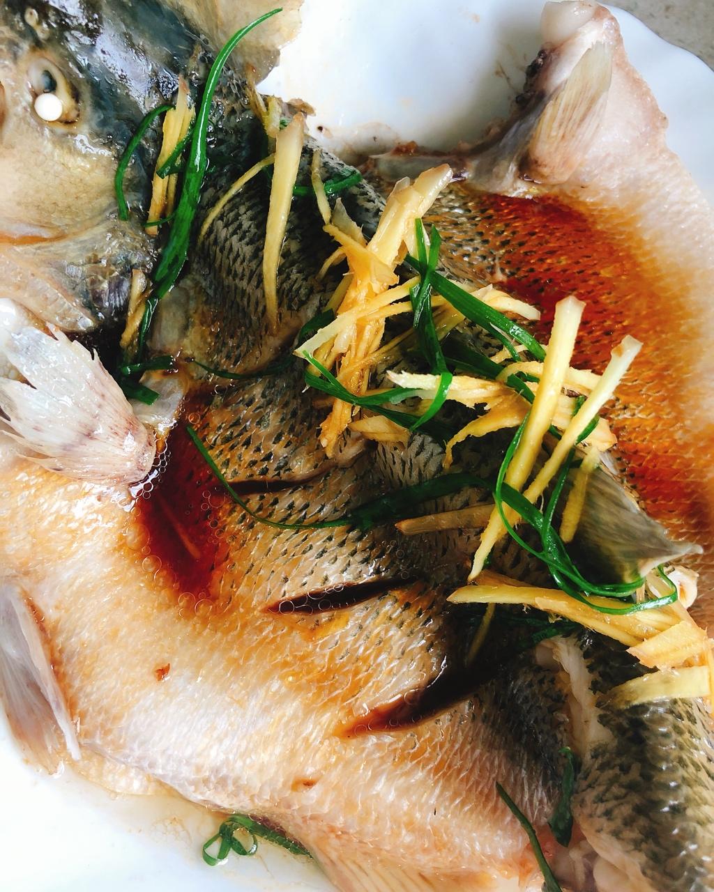 超入味清蒸鱼～清蒸鲈鱼桂花鱼（家常独创）