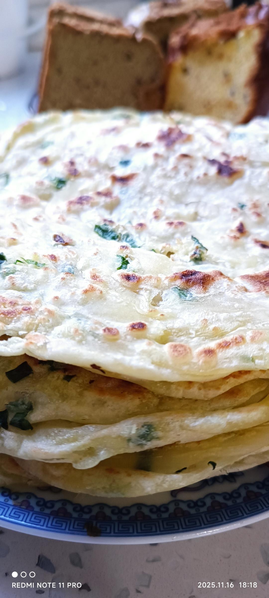 速冻手抓饼饼胚