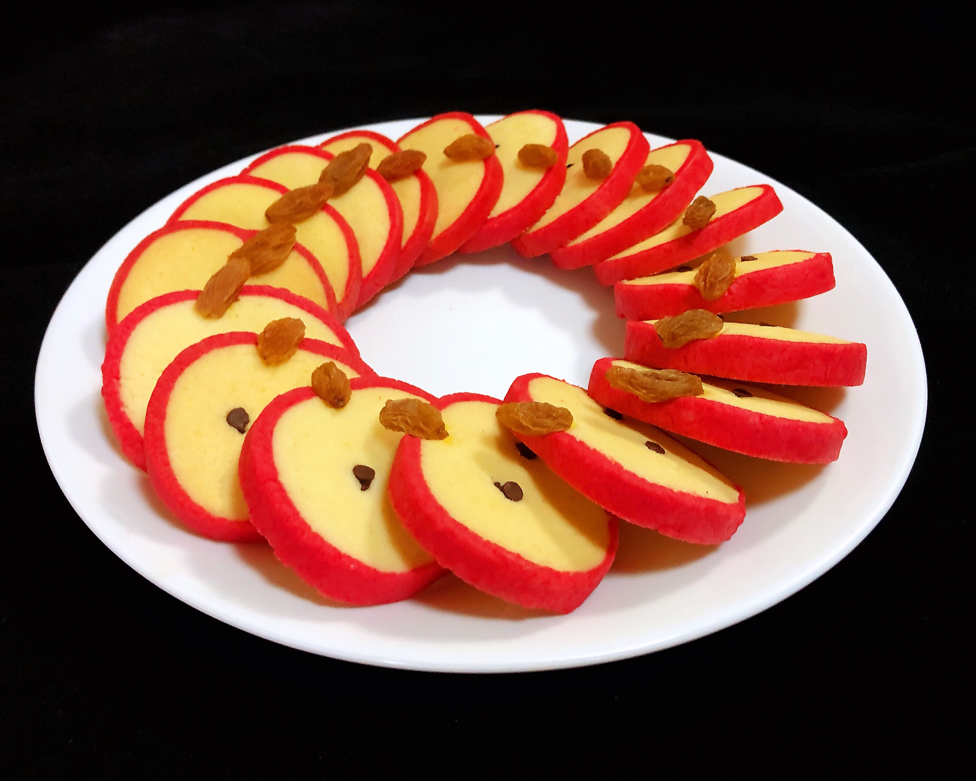 超可爱的苹果造型曲奇的做法