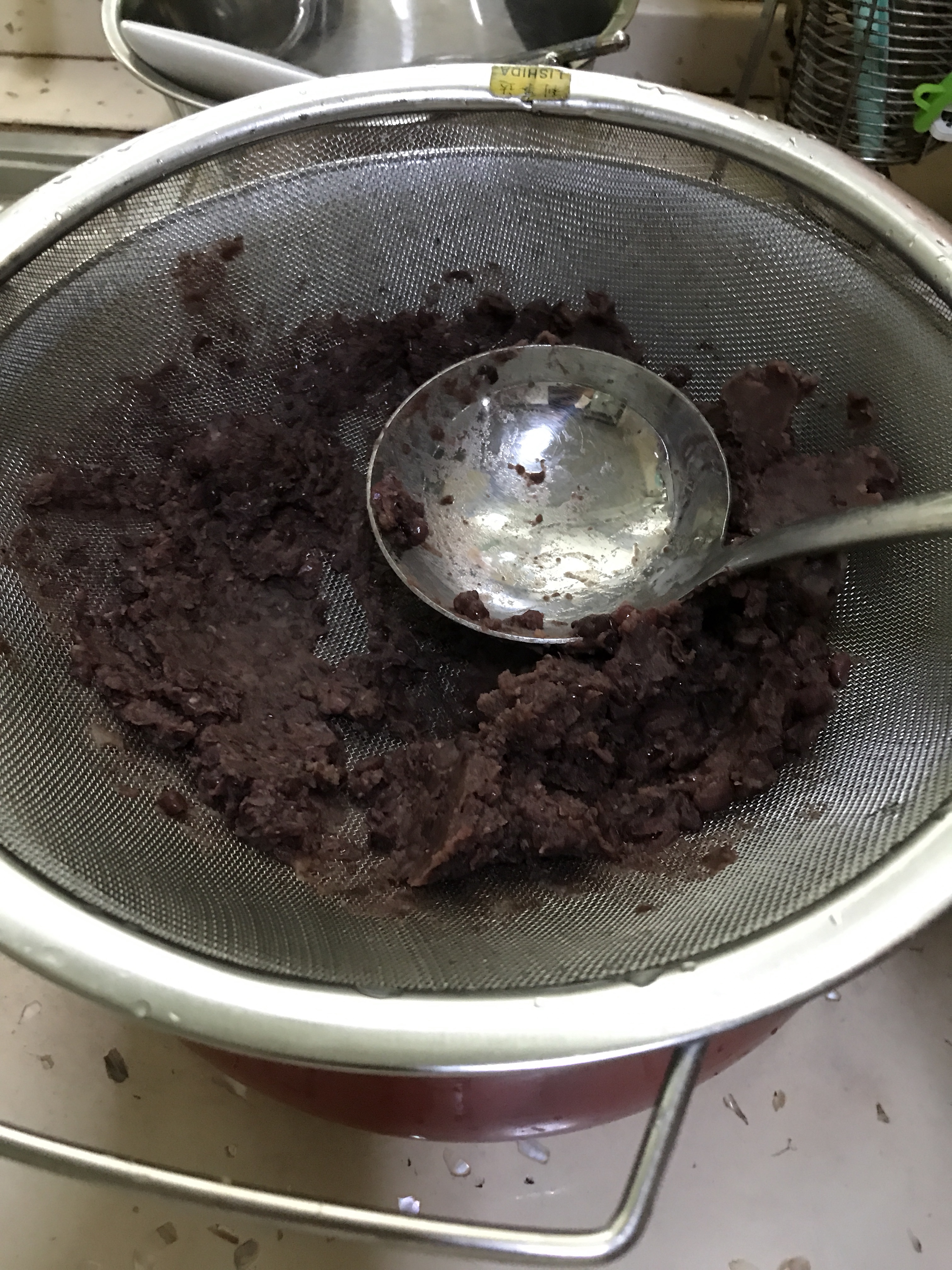 古法炒豆沙的做法 步骤2