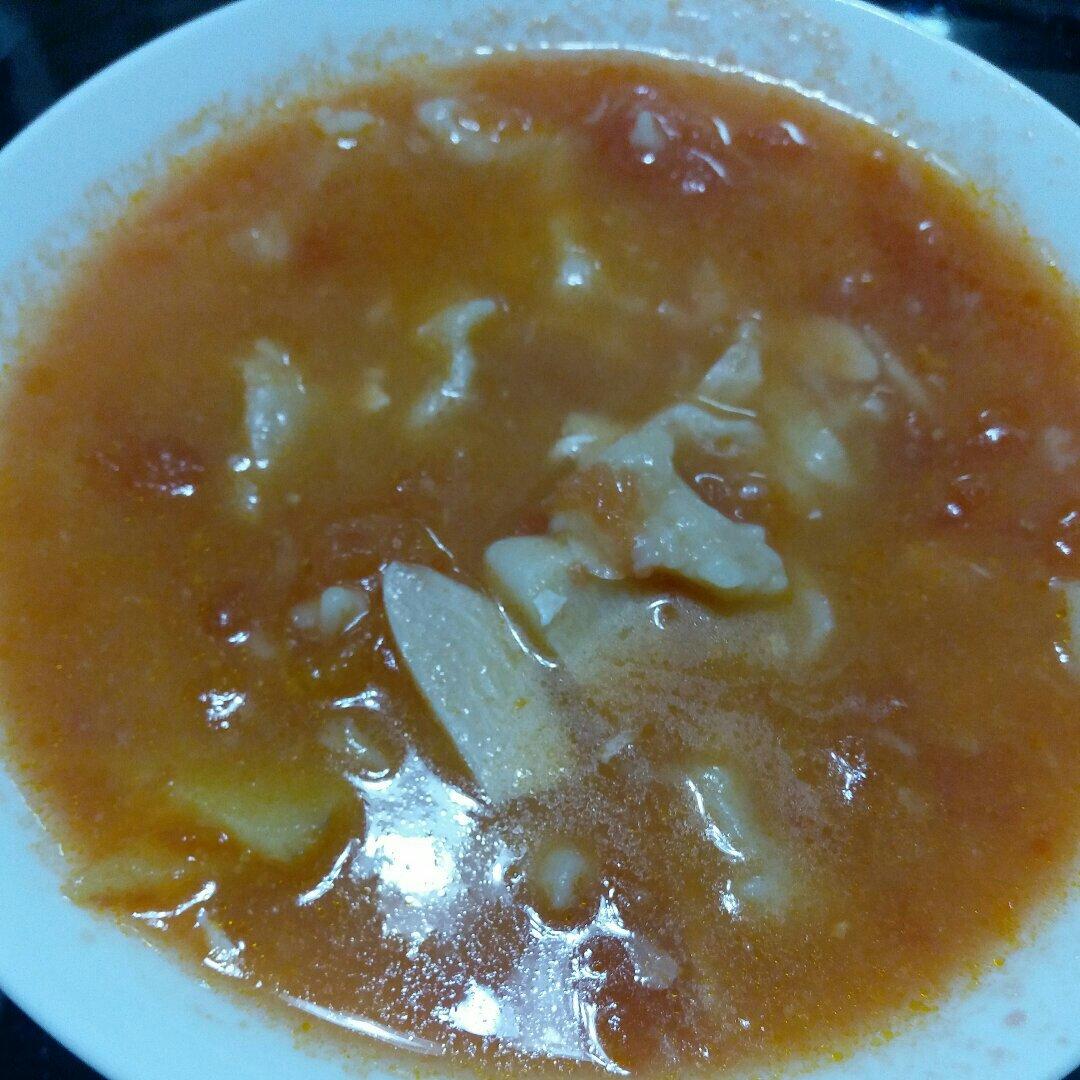 西红柿鸡蛋疙瘩汤