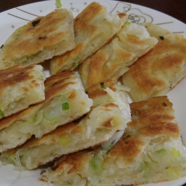 自制葱油饼