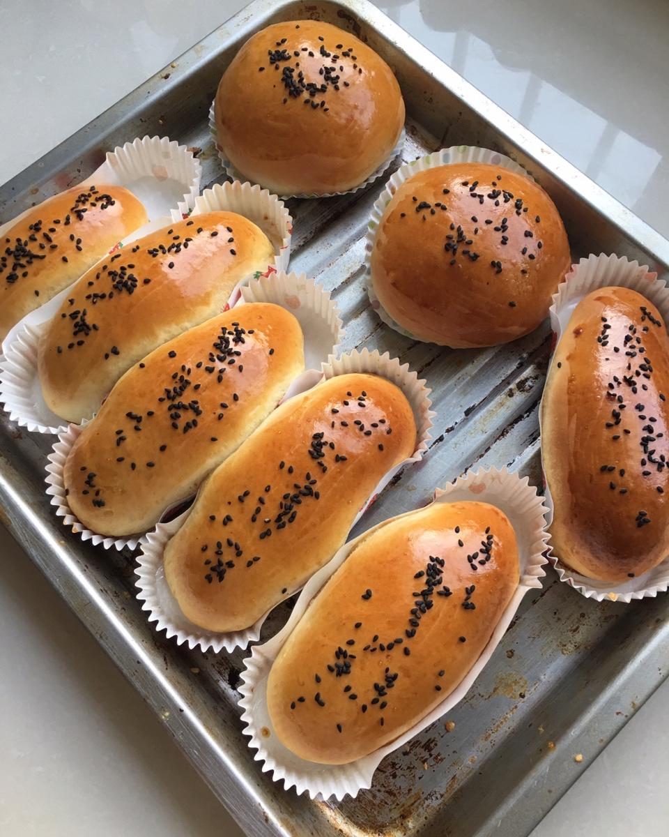 全麦汉堡胚（一次发酵）