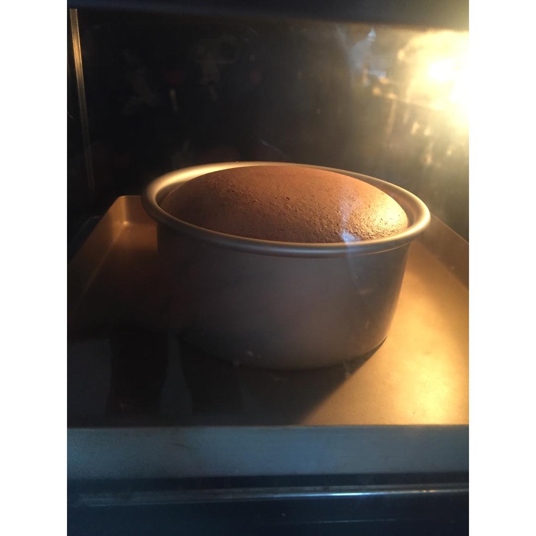 6寸可可戚风（内附8寸5蛋配方）