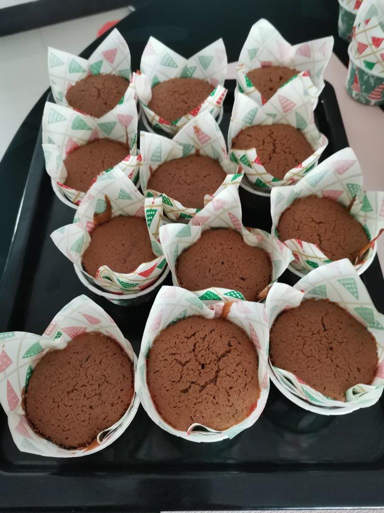 可可巧克力Cupcake纸杯子海绵蛋糕（甜品台都用本方）C6